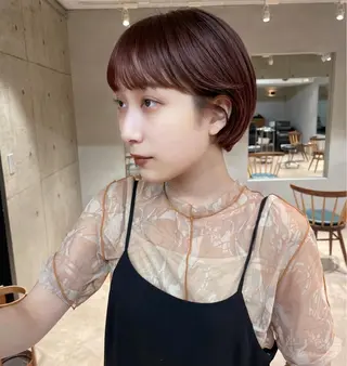 ショート tete nico所属・似合わせ/ヘアカラー nanami🌸のヘアスタイル