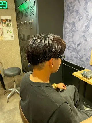パーマ メンズ litbyfifth 濵崎寛太のヘアスタイル