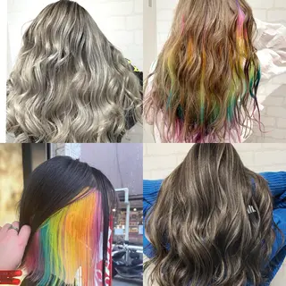 ミディアム カラー IwAsh中山所属・✂︎中山ブリーチ・ パーマ✂︎露木智也のヘアスタイル