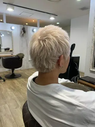 カラー メンズ 斉藤 陸のヘアスタイル