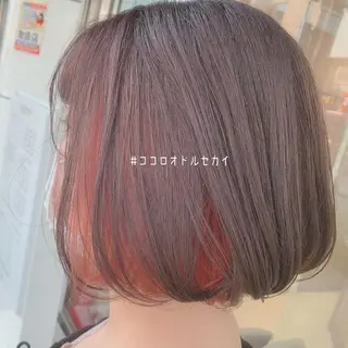 カラー teddy所属・韓国レイヤー//ブラ ウンカラー🐼メイのヘアスタイル