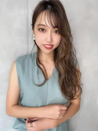 セミロング omocha hair salon所属・大嶋 伸吾のヘアスタイル