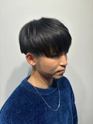 ミディアム メンズ 穐田 航のヘアスタイル