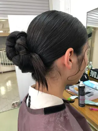 ロング ヘアアレンジ vi viのヘアスタイル