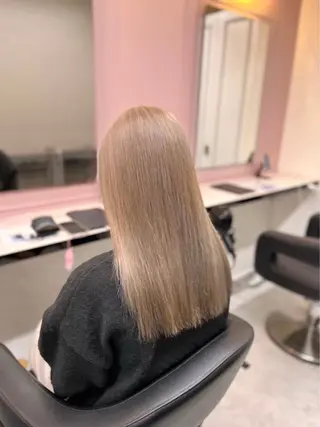 ロング カラー ハイトーン/韓国 レイヤー/るか🎀のヘアスタイル