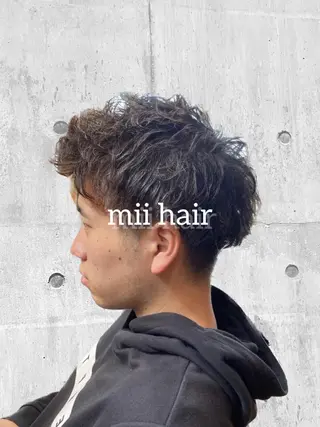 ショート パーマ Miku❇️ フェイスレイヤーのヘアスタイル