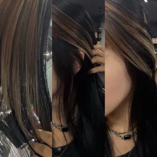 ロング カラー デザインカラー/ハイ トーン/konomiのヘアスタイル