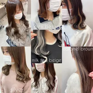 ロング 新宿/韓国ヘア 中明度カラー/かやのヘアスタイル