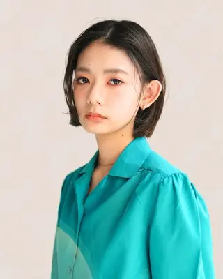 ミディアム Joule 建山美友のヘアスタイル