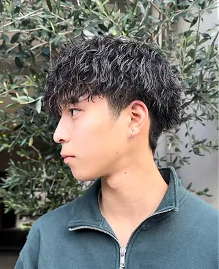 パーマ メンズ 年間2000名担当◎ パーマ職人/仲原佑樹のヘアスタイル