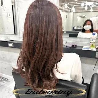 カラー Endearing 銀座/レイヤーカットのヘアスタイル