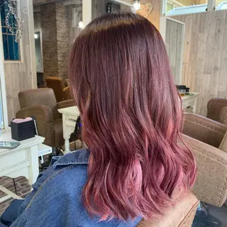 セミロング カラー 🌷L'oeuf 【ﾙﾌ】ホシカワ🌷のヘアスタイル