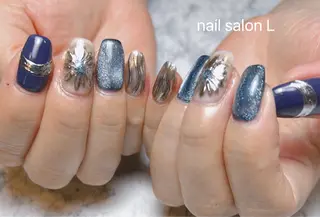 ネイル 吉川市 ネイルサロンLのネイルデザイン