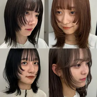 ミディアム 高畑 恵莉 👒 暖色 / 艶髪 🧺のヘアスタイル