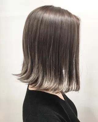 ミディアム カラー LITTY所属・レイヤー/髪質改善 /山永圭介のヘアスタイル