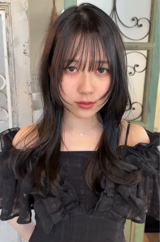 ロング 及川 光のヘアスタイル