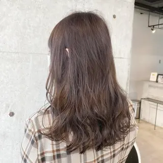ミディアム ベージュカラー 新潟/万代/井上佑のヘアスタイル