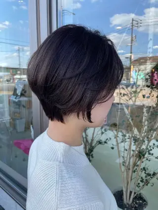ショート 一谷 樹のヘアスタイル