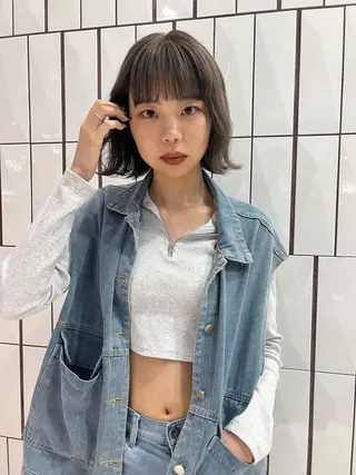 ショート 名駅/艶韓国風ヘア miyabiのヘアスタイル