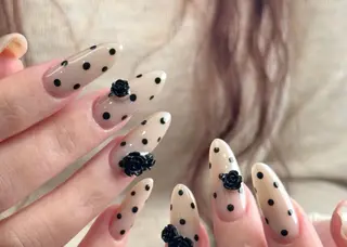 ネイル By moonネイル 🌷ワンホン/韓国風のネイルデザイン