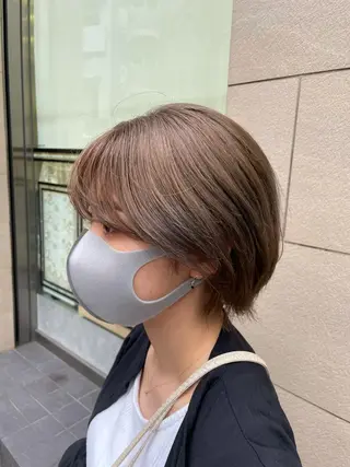ショート 艶髪カラー🫧 髪質改善🪽萩原のヘアスタイル