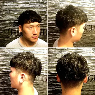 パーマ BroTokyo 有楽町アシスタントのヘアスタイル