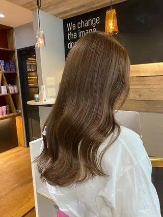 ロング カラー 前田 竜一のヘアスタイル