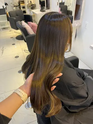 ロング カラー 透明感カラー/大阪 Rieのヘアスタイル