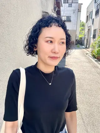 ミディアム カラー パーマ ヘアアレンジ メンズ tatsumi/ボブ ウルフ/レイヤーのヘアスタイル