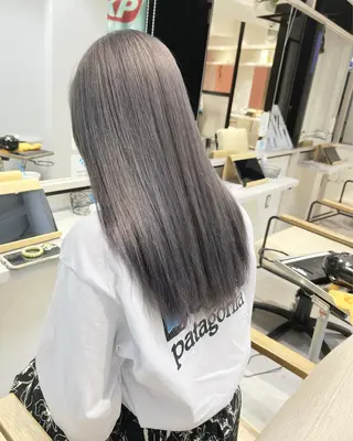 ロング デザイン🥇複雑履歴 ハイトーン特化のヘアスタイル