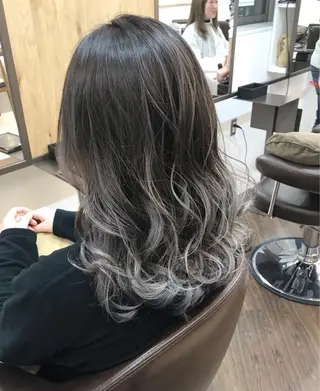 セミロング カラー パーマ ヘアアレンジ APSEE メンズカラー特化のヘアスタイル