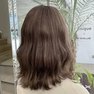 ミディアム カラー これた🧸ヘアメ職人 ♡髪質改善♡カラーのヘアスタイル