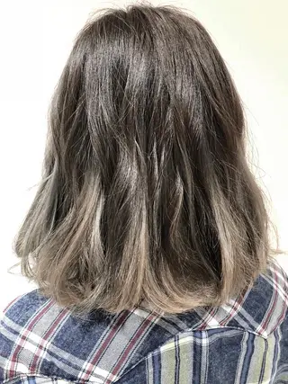 ミディアム カラー RUBEUS【ルベウス】所属・✨艶々カラー🎨 杉本賢人のヘアスタイル