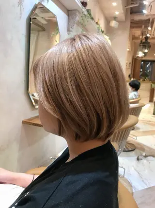 ショート 寺田鼓捺/艶カラー /透明感カラーのヘアスタイル