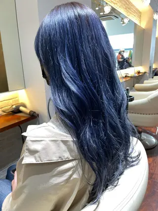 ロング カラー CoCooN 店長 さのえみのヘアスタイル