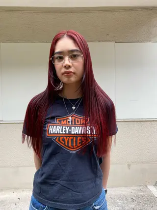 ロング 坂入 美帆のヘアスタイル