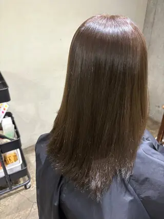 ミディアム 暖色/透明感カラー tsugu💞のヘアスタイル