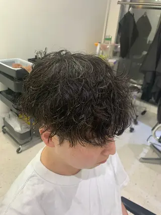 パーマ メンズ 横浜メンズマッシュ カット/ショウゴのヘアスタイル