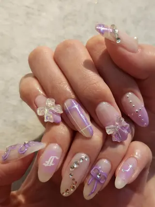 ネイル 💜bora .のネイルデザイン