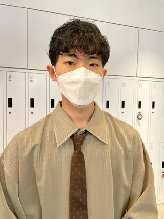 ショート パーマ メンズ 🇰🇷カルマパーマ kaito🇰🇷のヘアスタイル