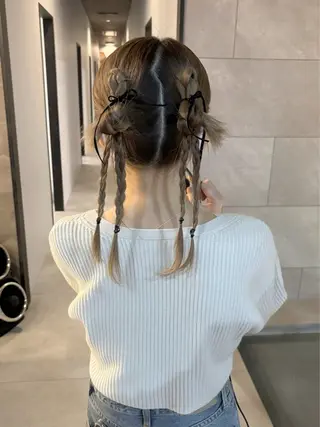 ヘアアレンジ Well所属・sato harunaのヘアスタイル