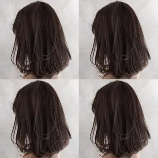 ミディアム ANDO HIKARIのヘアスタイル