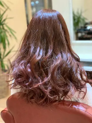 ロング カラー ヘアアレンジ hair & spa Nalu所属・hair & spa Naluのヘアスタイル