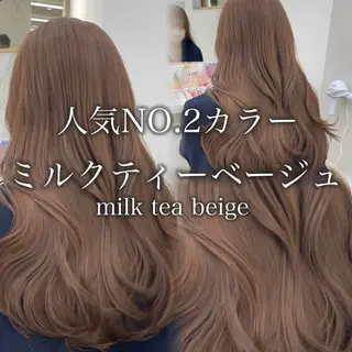 ロング カラー 韓国顔まわり/前髪 /レイヤー/いつきのヘアスタイル