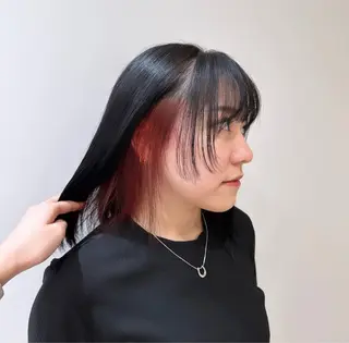 ミディアム カラー octo所属・梅澤 杏菜のヘアスタイル