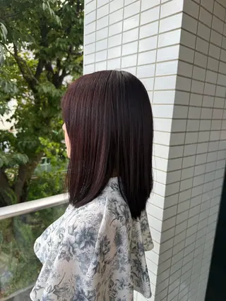 ミディアム カラー 高橋 愛のヘアスタイル
