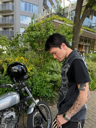 ショート メンズ バイカー美容師 🏍️💨SENAのヘアスタイル