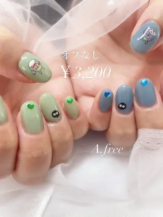 ネイル A.free✧*。 アレルギー対応✧*。のネイルデザイン