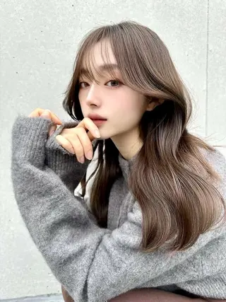 カラー ♡透明感カラーの 達人♡のヘアスタイル