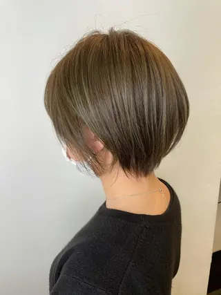 ショート カラー IORI #韓国ヘア#髪質改善のヘアスタイル